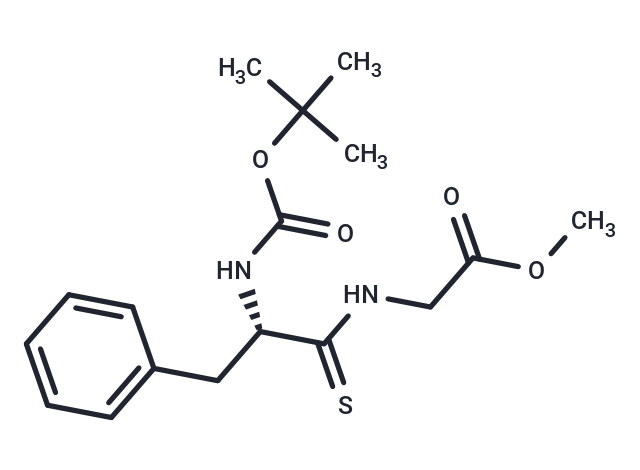 Glycine, N-[(1,1-dimethylethoxy)carbonyl]thio-L-phenylalanyl-, methyl ester