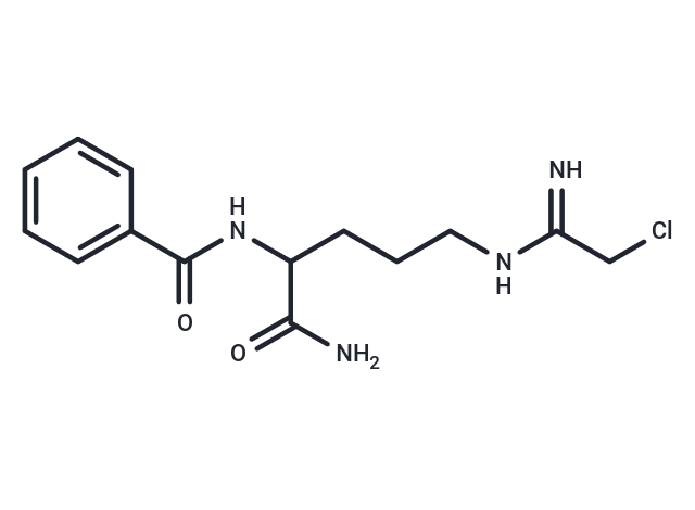 N-[1-(Aminocarbonyl)-4-[(2-chloro-1-iminoethyl)amino]butyl]benzamide