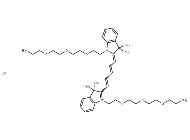 Bis-(N,N’-amine-PEG3)-Cy5