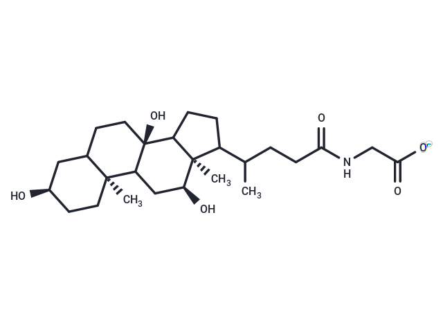 [(3,8,12-trihydroxy-24-oxocholan-24-yl)amino]acetate