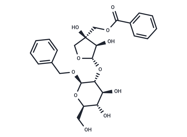 Benzyl [5-O-benzoyl-β-D-apiofuranosyl(1→2)]-β-D-glucopyranoside