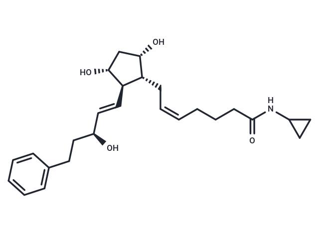 17-phenyl trinor Prostaglandin F2α cyclopropyl amide