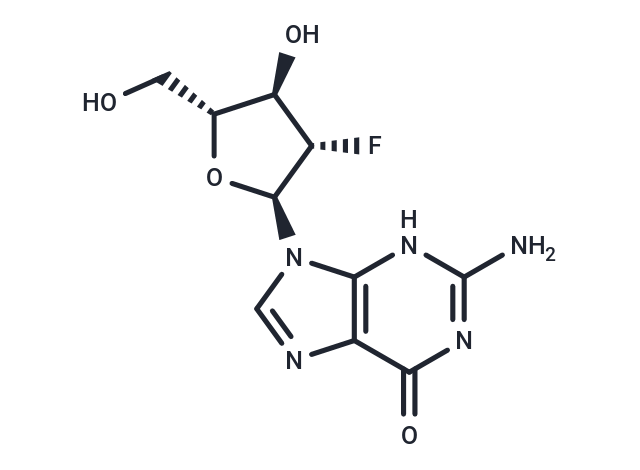 2’-Deoxy-2’-fluoro-alpha-D-arabinoguanosine