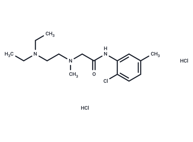 m-Acetotoluidide, 6'-chloro-2-(2-(diethylamino)ethyl)methylamino-, dihydrochloride