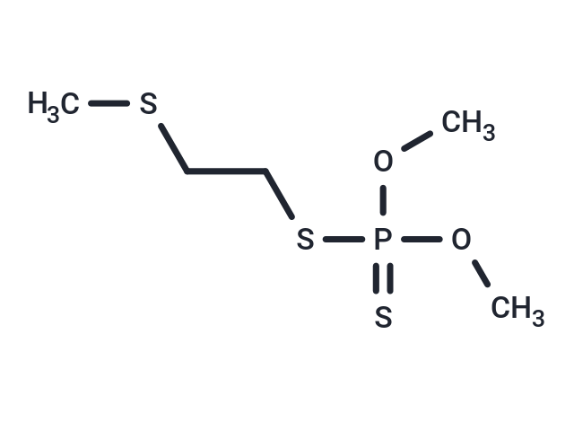 Phosphorodithioic acid, O,O-dimethyl S-2-(methylthio)ethyl ester