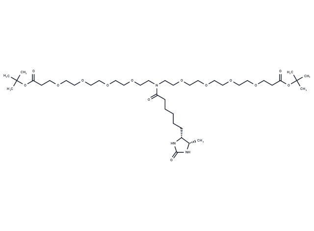 N-Desthiobiotin-N-bis(PEG4-t-butyl ester)