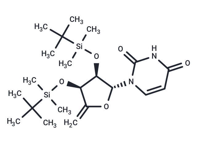 2',3'-Bis(O-t-butyldimethylsilyl)-4',5'-Didehydro-5'-deoxyuridine