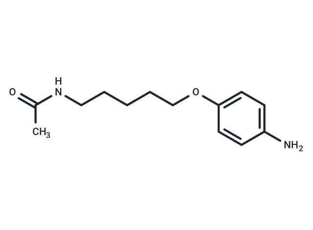 Acetamide, N-(5-(p-aminophenoxy)pentyl)-