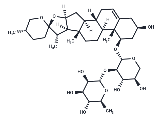 25(S)-Ruscogenin-1-O-α-L-rhamnopyranosyl (1→2)-β-D-xylopyranoside