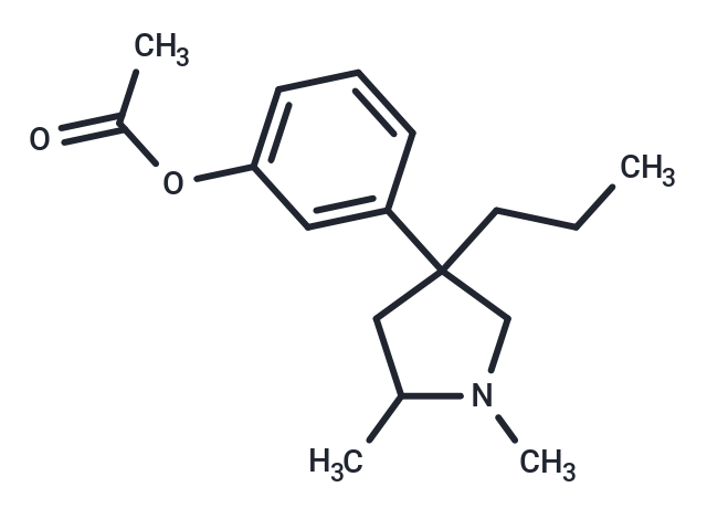 Phenol, m-(1,5-dimethyl-3-propyl-3-pyrrolidinyl)-, acetate