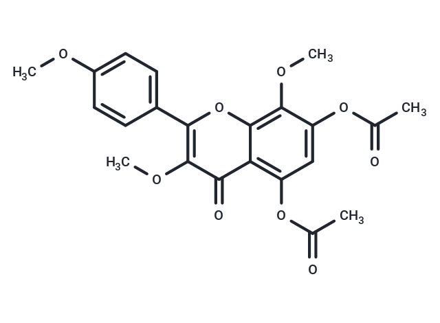 5,7-Diacetoxy-3,4',8-trimethoxyflavone