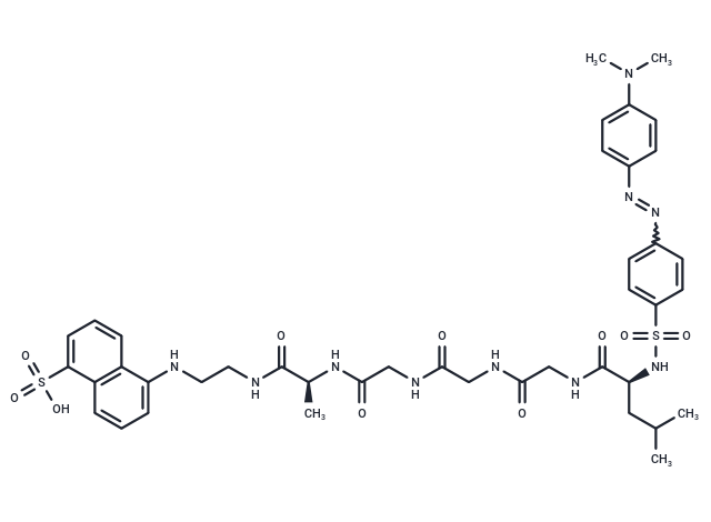 Dabsyl-Leu-Gly-Gly-Gly-Ala-Edans