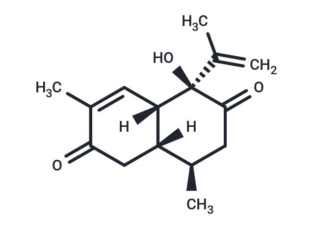 7alpha-Hydroxy-4,11-cadinadiene-3,8-dione