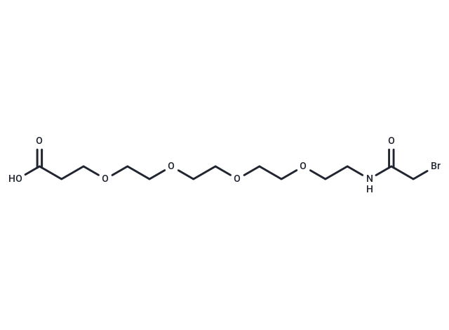 Bromoacetamido-PEG4-acid