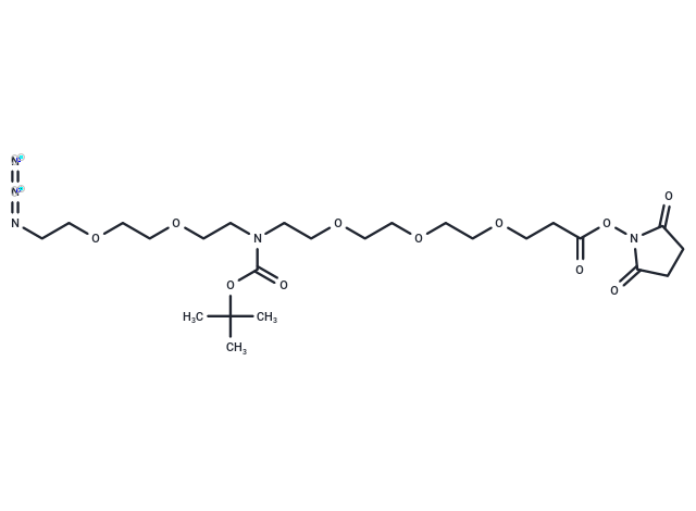 N-(Azido-PEG2)-N-Boc-PEG3-NHS ester