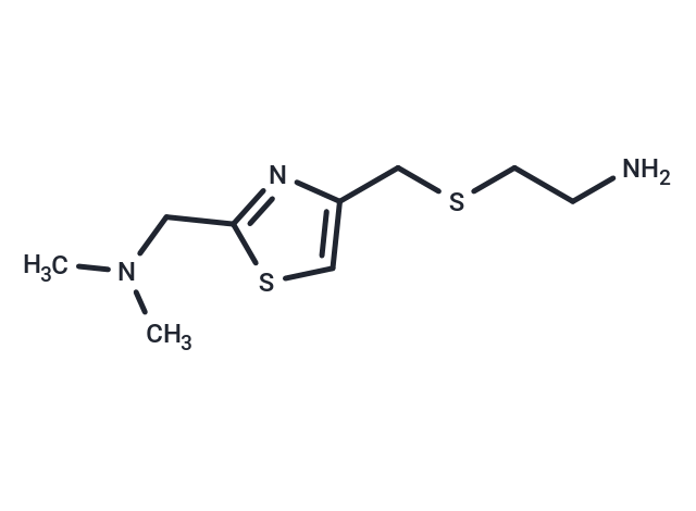 2-(((2-((Dimethylamino)methyl)thiazol-4-yl)methyl)thio)ethanamine