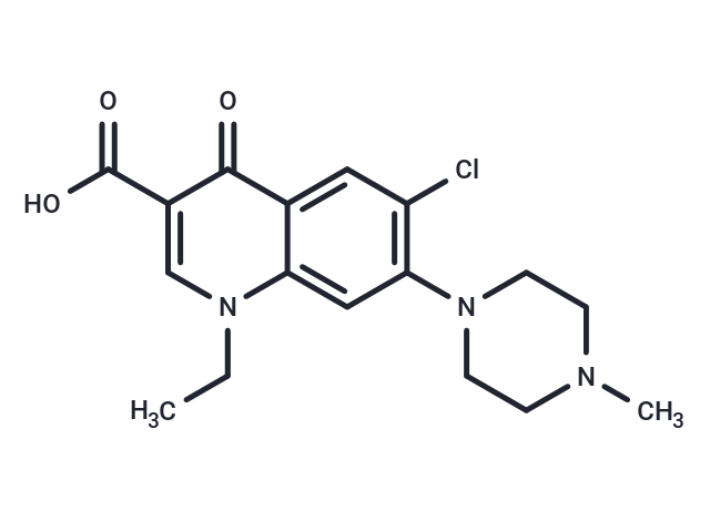 6-chloro-1-ethyl-7-(4-methylpiperazin-1-yl)-4-oxo-1,4-dihydroquinoline-3-carboxylic acid