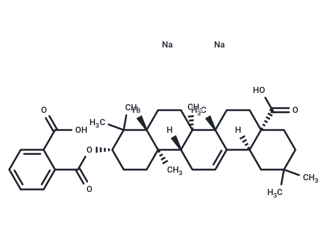 Oleanolic acid hemiphthalate disodium salt