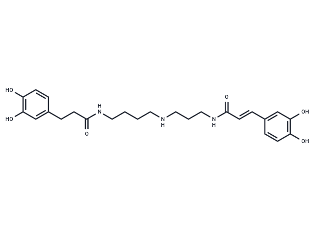 N1-Dihydrocaffeoyl, N10-caffeoyl spermidine