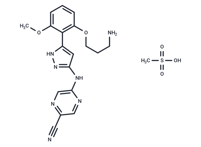 Prexasertib mesylate