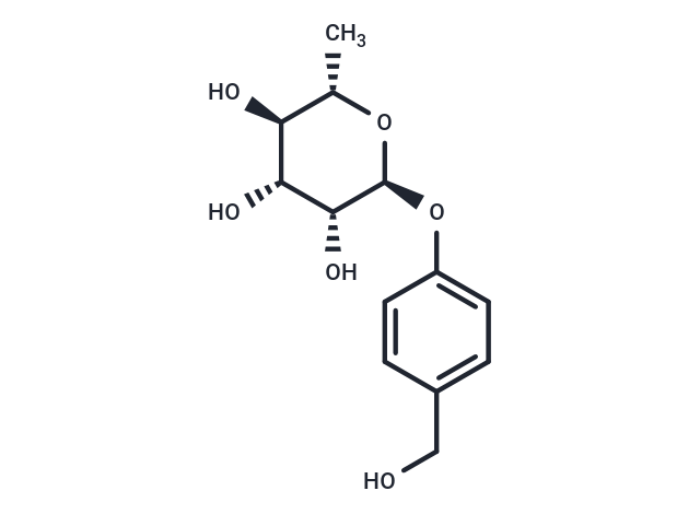 4-Hydroxymethylphenol 1-O-rhamnoside