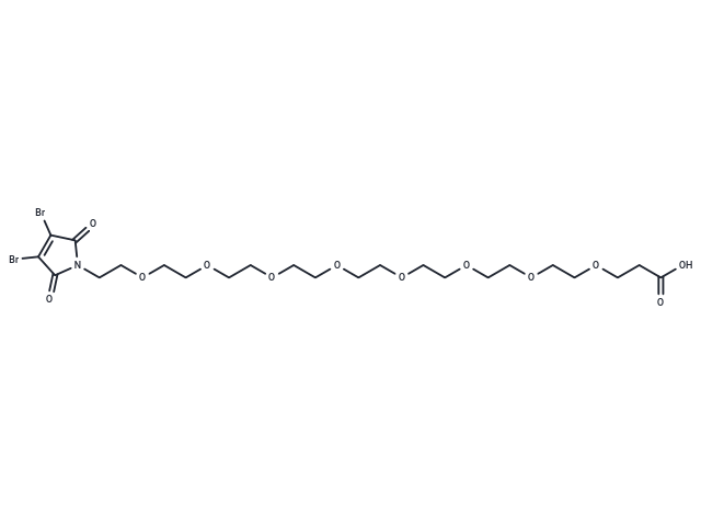 3,4-Dibromo-Mal-PEG8-acid