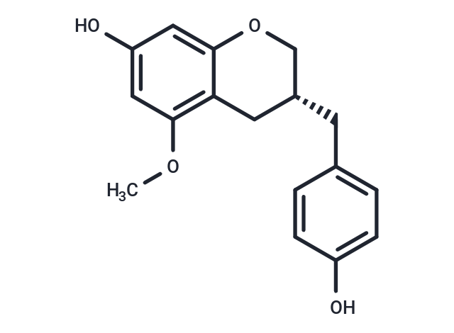 (3R)-6,4'-Dihydroxy-8-methoxyhomoisoflavan