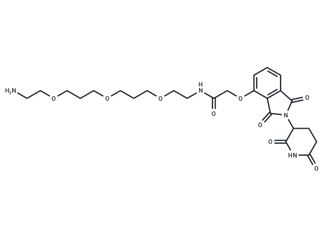 Thalidomide-O-amido-PEG1-(C1-PEG)2-C2-NH2