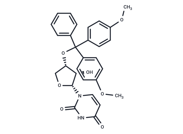 1-(3’-O-[4,4’-dimethoxytrityl]-alpha-L-threofuranosyl)uridine