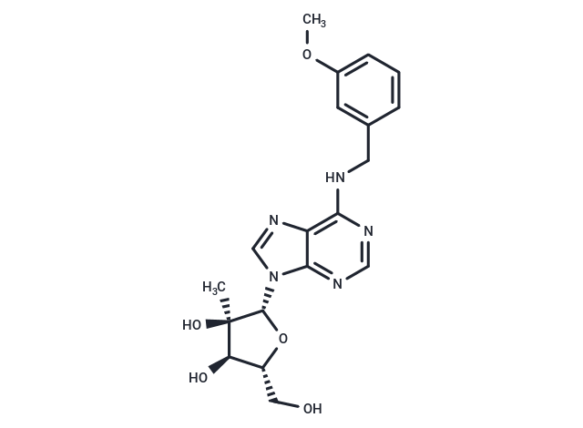 N6-(3-Methoxybenzyl)-2’-C-methyl adenosine