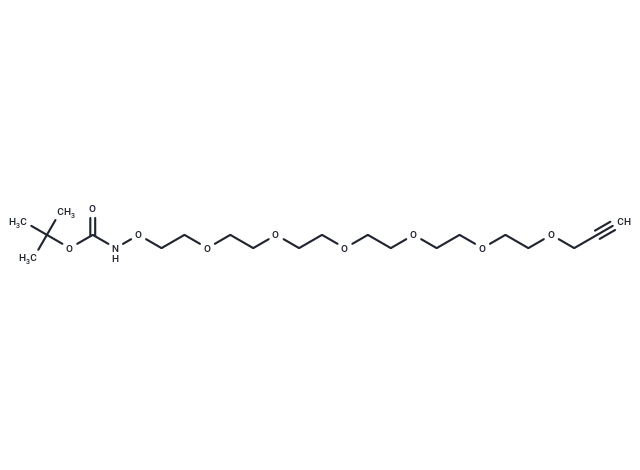 t-Boc-aminooxy-PEG6-propargyl