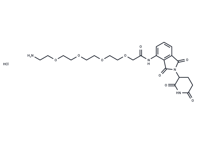 Pomalidomide-amino-PEG4-NH2 hydrochloride