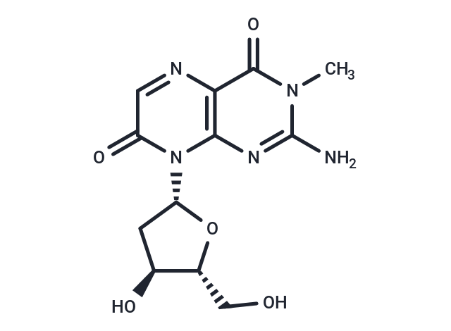 3-Methyl-8-(2'-deoxy-β-D-ribofuranosyl)isoxanthopterin