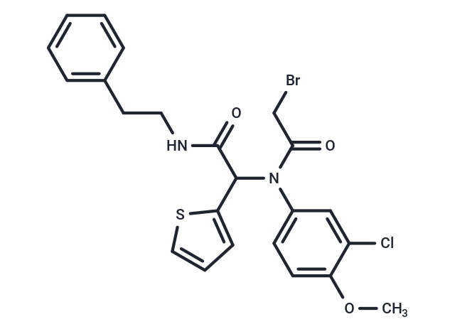 2-Thiopheneacetamide, α-[(2-bromoacetyl)(3-chloro-4-methoxyphenyl)amino]-N-(2-phenylethyl)-