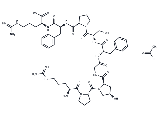 (Hyp³)-Bradykinin acetate