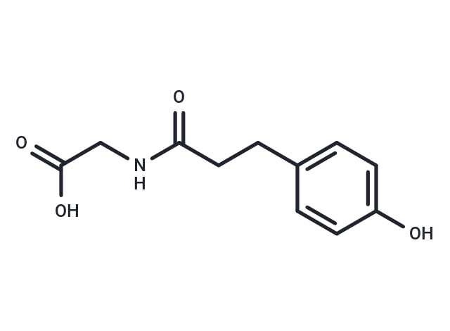 4-Hydroxyphenylpropionylglycine