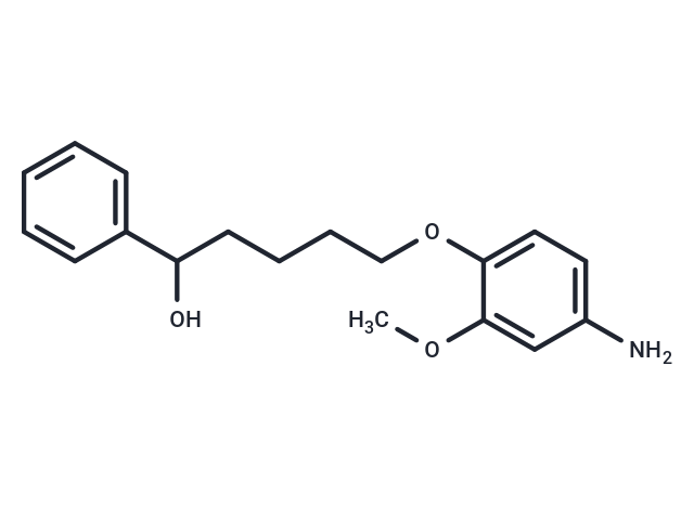 5-(4-amino-2-methoxyphenoxy)-1-phenylpentan-1-ol