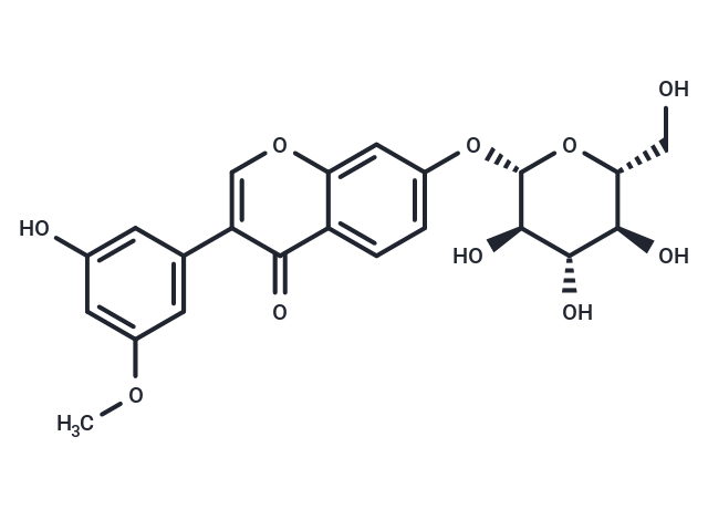 3’-methoxy-5’-hydroxyisoflavone-7-O-β-D-glucoside