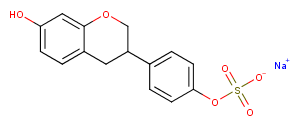 (±)-Equol 4'-sulfate (sodium salt)