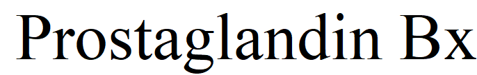 Prostaglandin Bx