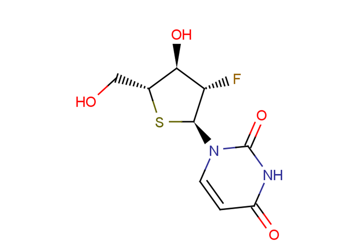 2'-Deoxy-2'-fluoro-4'-thio-a-D-arabinouridine