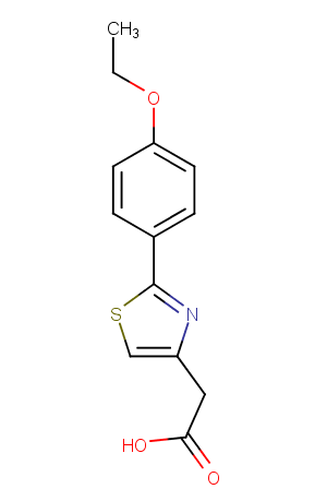 4-Thiazoleacetic acid, 2-(4-ethoxyphenyl)-