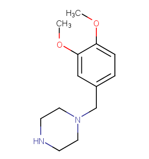 1-(3,4-Dimethoxy-benzyl)-piperazine