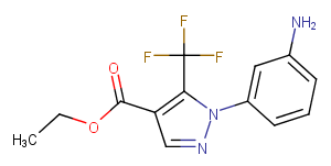 Ethyl 1-(3-aminophenyl)-5-(trifluoromethyl)-1H-pyrazole-4-carboxylate