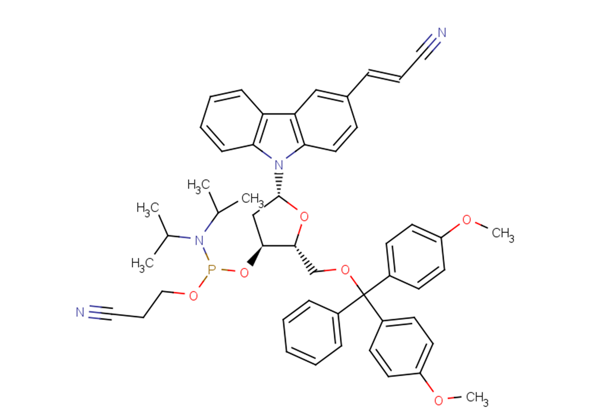 (trans: CAS#1157899-72-3); 3-Cyanovinylcarbazole phosphoramidite