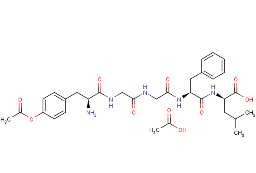 N-terminally acetylated Leu-enkephalin acetate