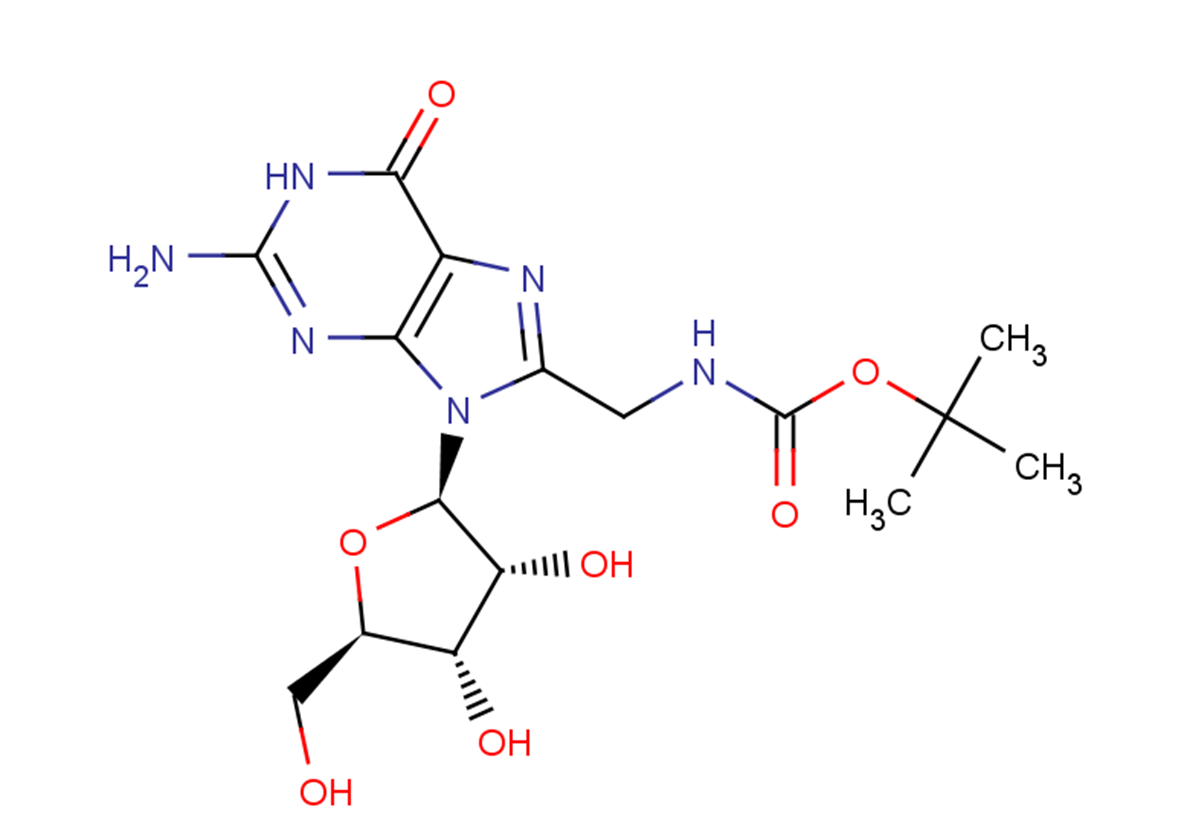 8-(N-Boc-aminomethyl)guanosine