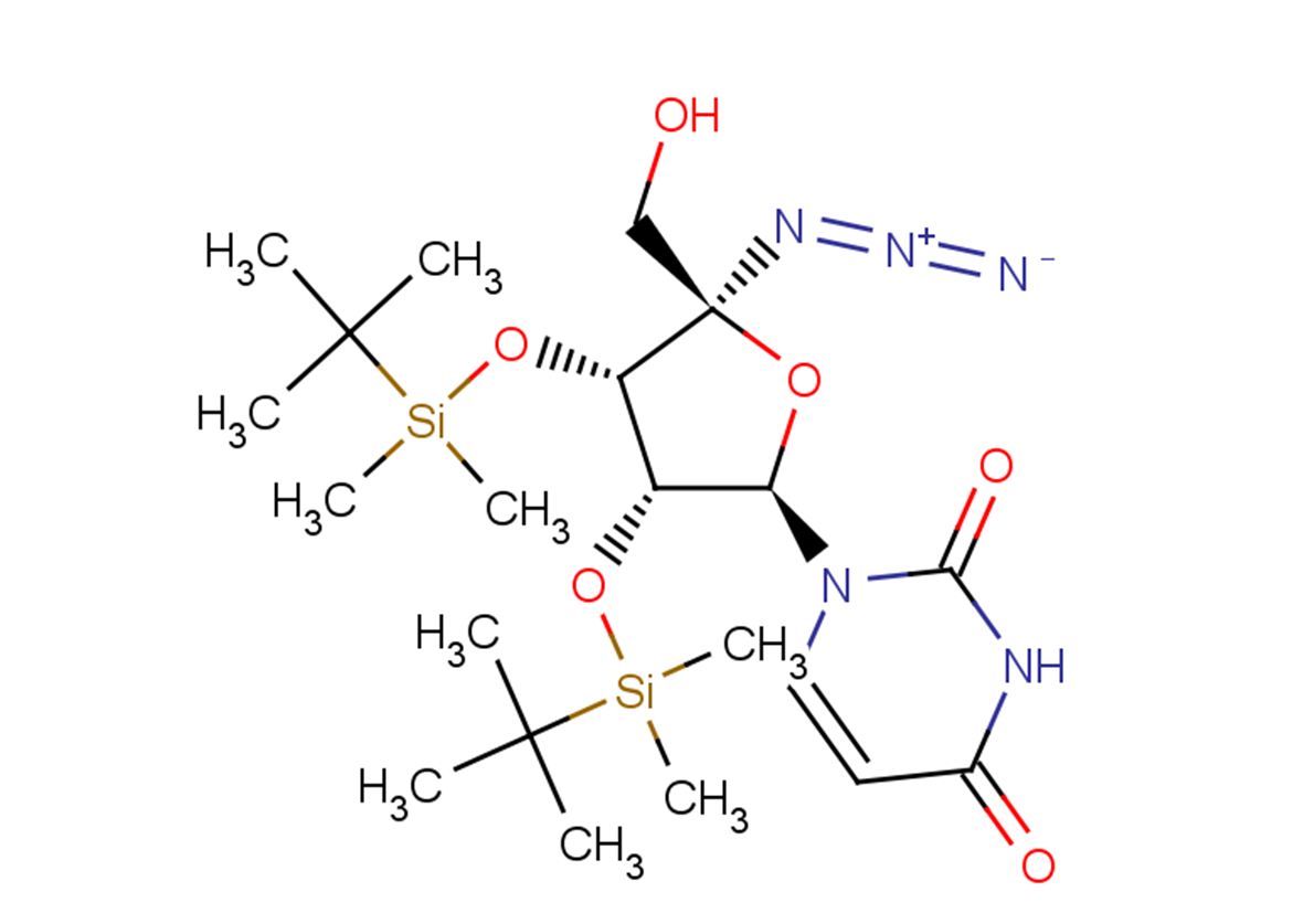 4’-alpha-C-Azido-2’,3’-bis(O-t-butyldimethylsilyl)uridine