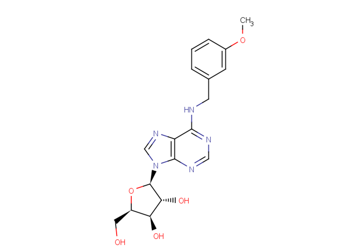 1-(b-D-Xylofuranosyl)-N6-(m-methoxybenzyl)   adenine