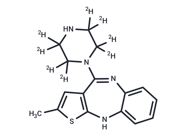 N-Desmethyl Olanzapine-d8